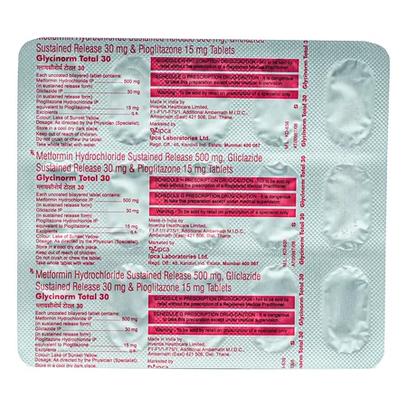 Glycinorm Total 30 mg Tablet 15's