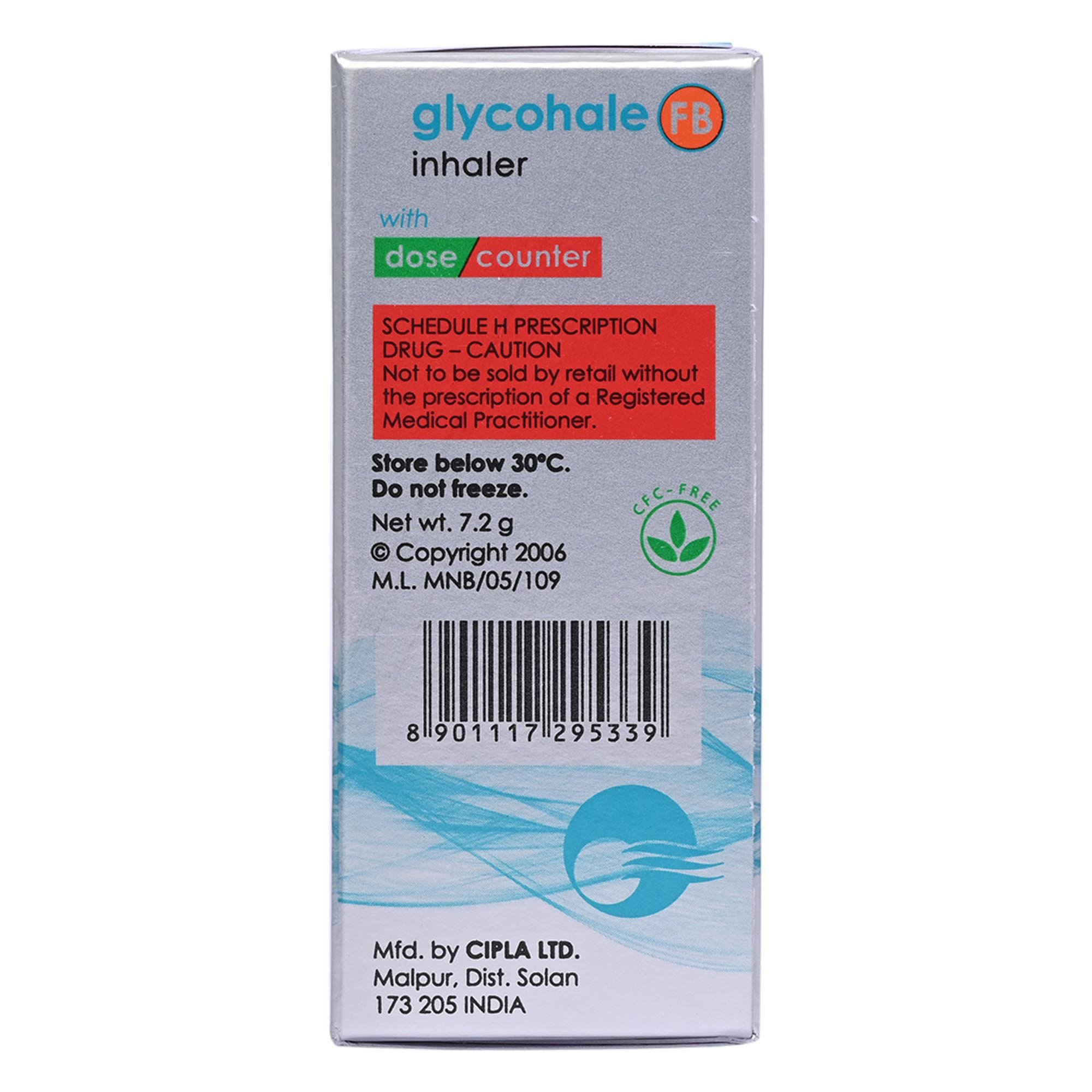 Glycohale FB Inhaler 120 MDI, Pack of 1 Glycohale FB Inhaler 120 MDI, Pack of 1