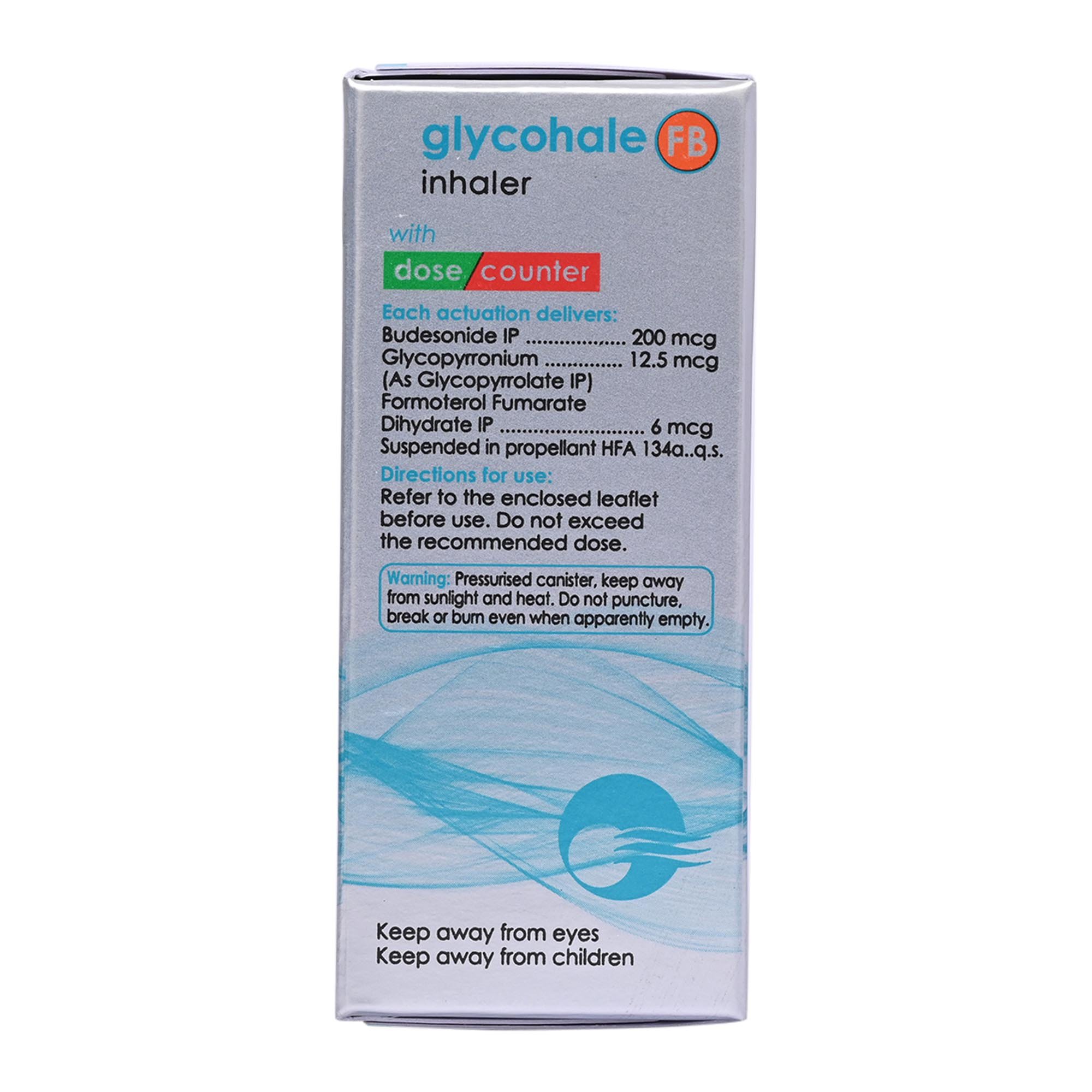 Glycohale FB Inhaler 120 MDI, Pack of 1 Glycohale FB Inhaler 120 MDI, Pack of 1
