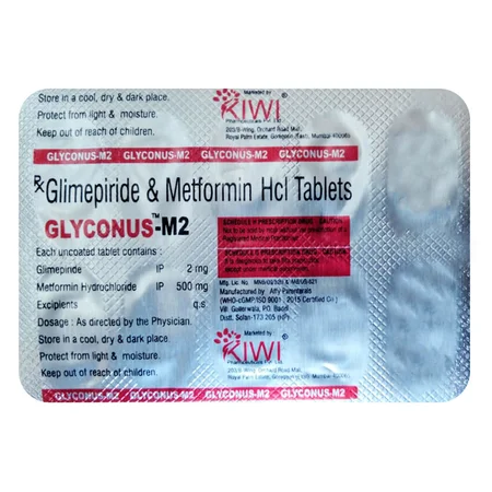Glyconus-M2 Tablet 10's
