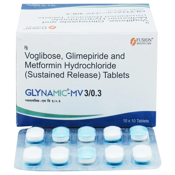 Glynamic-MV 3/0.3 Tablet 10's