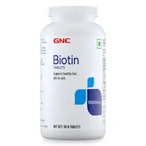 GNC Biotin 10000 mcg, 90 Tablets, Pack of 1