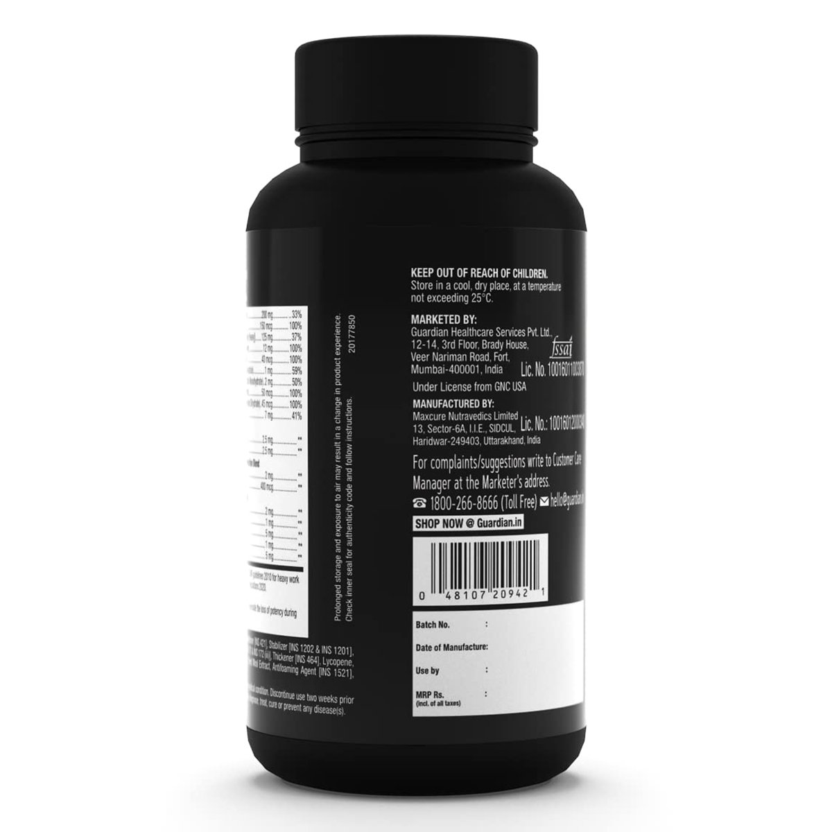 GNC Mega Men One Daily Multivitamin, 60 Tablets, Pack of 1 GNC Mega Men One Daily Multivitamin, 60 Tablets, Pack of 1