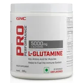 GNC PRO Performance L-Glutamine 5000 mg Unflavored Powder, 250 gm, Pack of 1