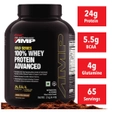 GNC AMP Gold 100% Whey Protein Advanced Double Rich Chocolate Flavour Powder, 2 kg