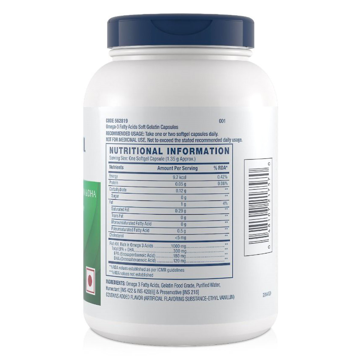 GNC Fish Body Oil 1000 mg, 90 Capsules, Pack of 1 GNC Fish Body Oil 1000 mg, 90 Capsules, Pack of 1