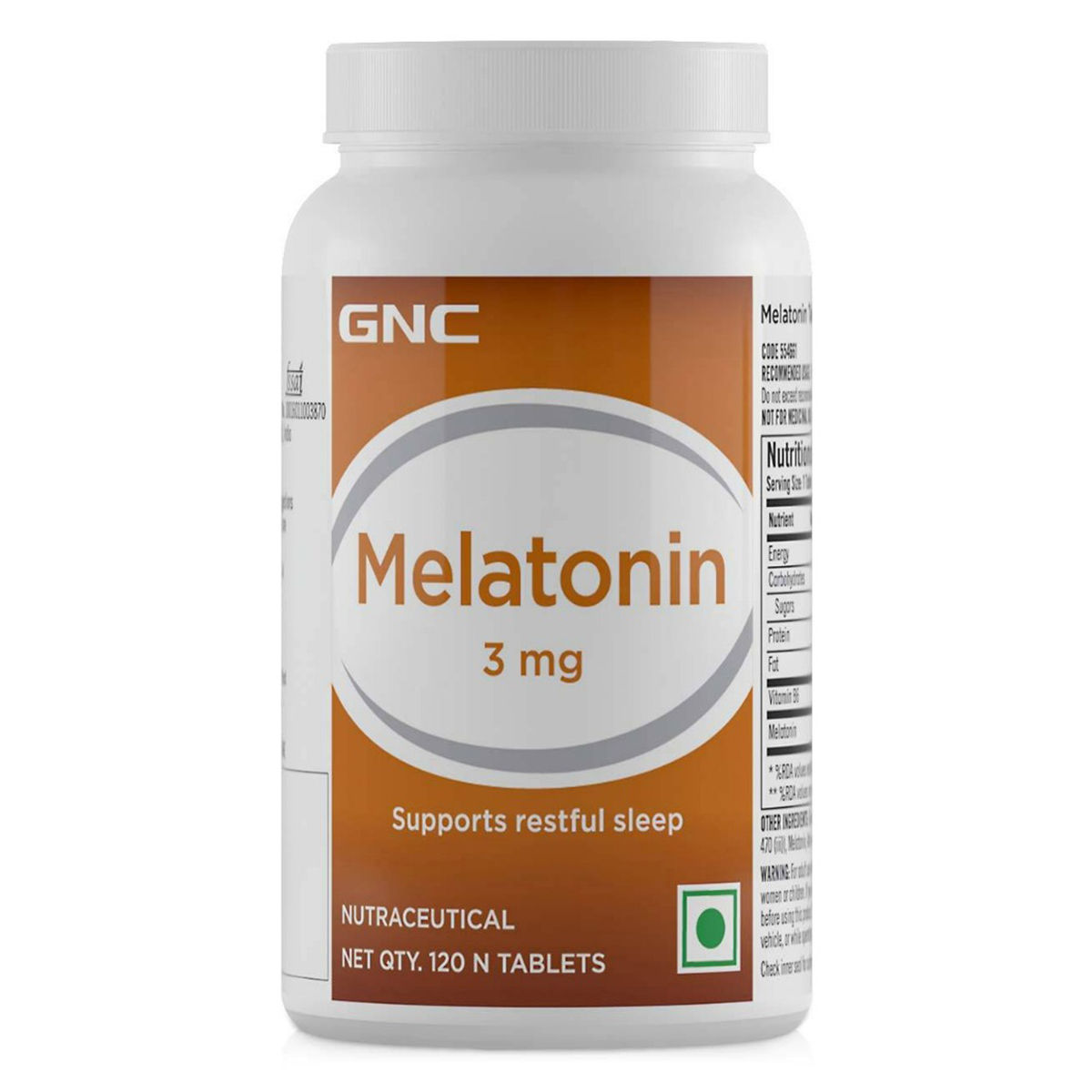Buy GNC Melatonin 3 mg, 120 Tablets Online