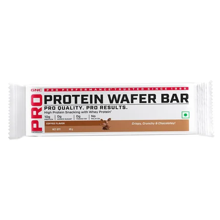 GNC Pro Protein Wafer Bar Coffee Flaour, 40 gm