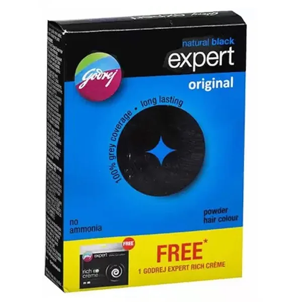 Godrej Expert Original Powder Hair Colour, 3 gm, Pack of 1