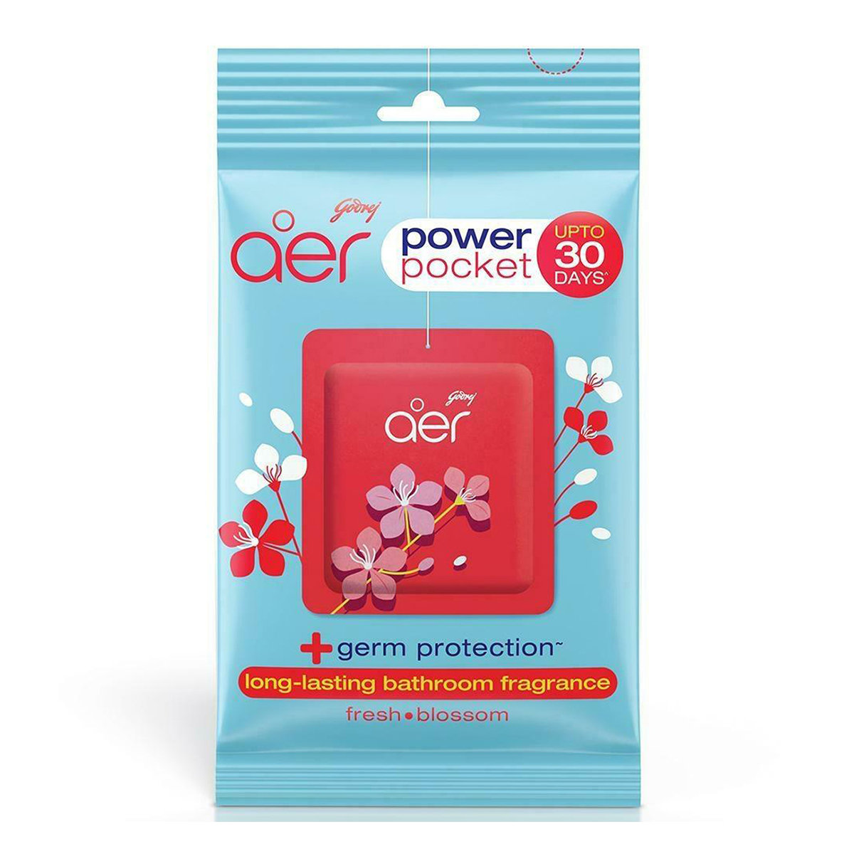 Godrej Aer Power Pocket Fresh Blossom Bathroom Fragrance, 10 gm, Pack of 1 Godrej Aer Power Pocket Fresh Blossom Bathroom Fragrance, 10 gm, Pack of 1