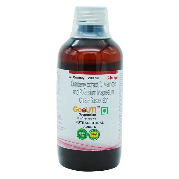 Goeuti Sugar Free Adult Susension 200 ml, Pack of 1
