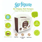GoFigure Meal Replacement Shake Creamy Chocolate Flavour Powder, 600 gm (10x60 gm), Pack of 1