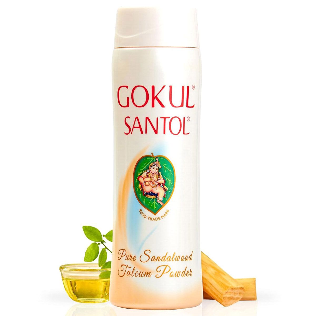 Gokul Santol Talcum Powder 140 gm | Pure Sandalwood, Pack of 1 Gokul Santol Talcum Powder 140 gm | Pure Sandalwood, Pack of 1