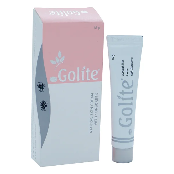 Golite Natural Skin Cream With Sunscreen 15 gm | For Melasma &amp; Hyperpigmentation, Pack of 1