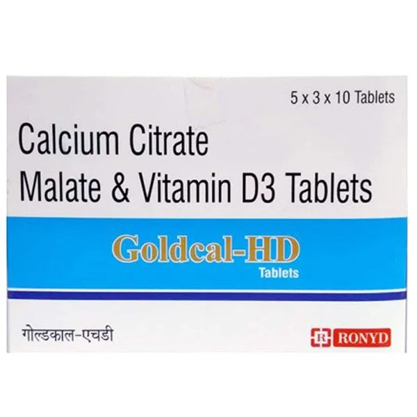Goldcal-HD Tablet 10's, Pack of 10 TABLETS