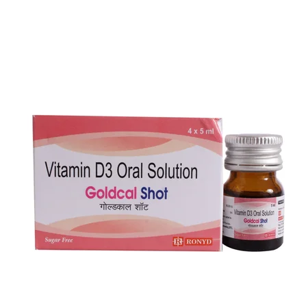 Goldcal Shot SF Oral Solution 4 x 5 ml