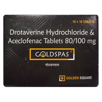 Goldspas Tablet 10's, Pack of 10 TabletS