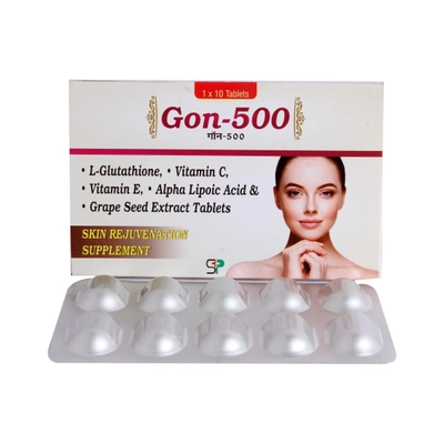 Gon-500 Tablet 10's, Pack of 10 TabletS