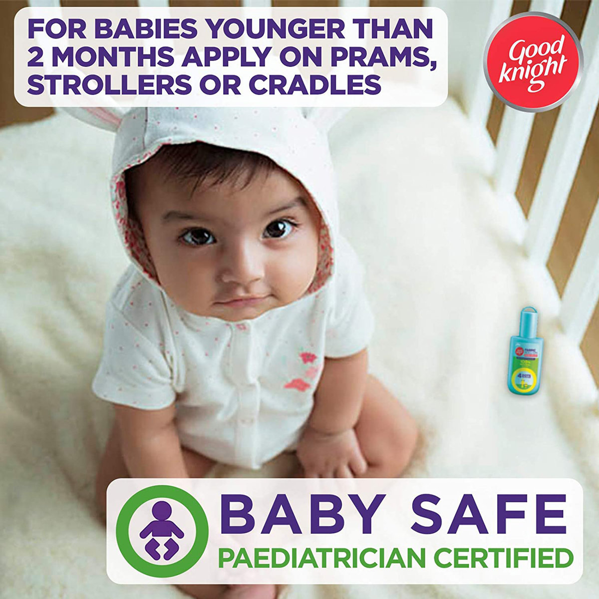 Good Knight Citrus Fragrance Mosquito Repellent Fabric Roll-On for Kids, 8 ml, Pack of 1 Good Knight Citrus Fragrance Mosquito Repellent Fabric Roll-On for Kids, 8 ml, Pack of 1