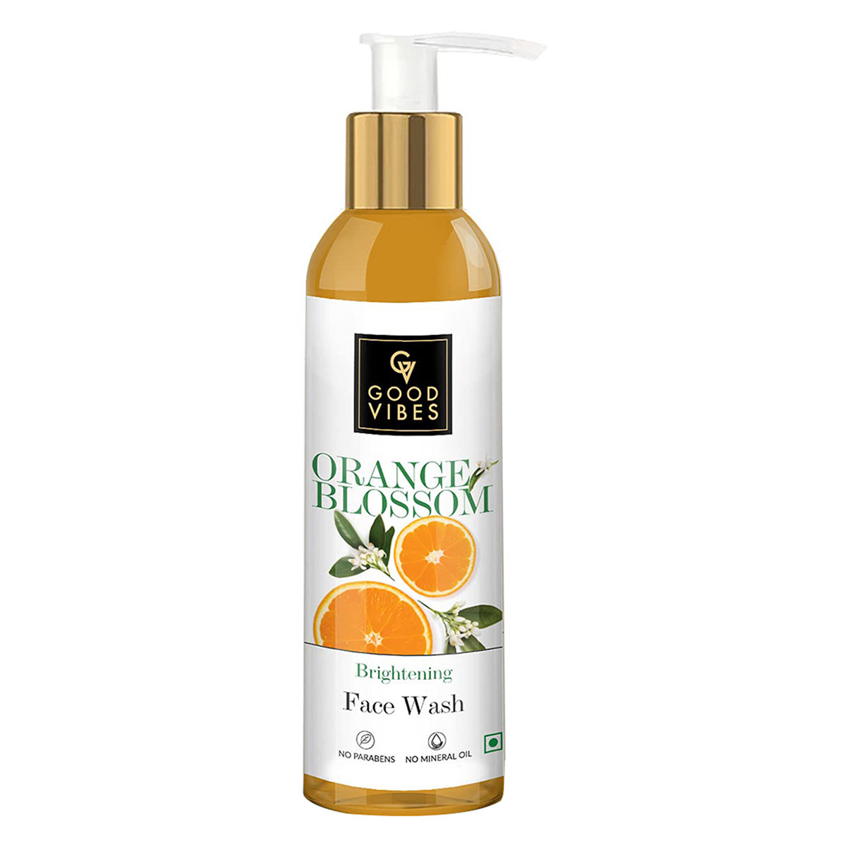 Good Vibes Orange Blossom Brightening Face Wash 120 ml | Cleanses Skin | Moisturises & Nourishes Skin | Brightens Dull Skin | For All Skin Type, Pack of 1 Good Vibes Orange Blossom Brightening Face Wash 120 ml | Cleanses Skin | Moisturises & Nourishes Skin | Brightens Dull Skin | For All Skin Type, Pack of 1