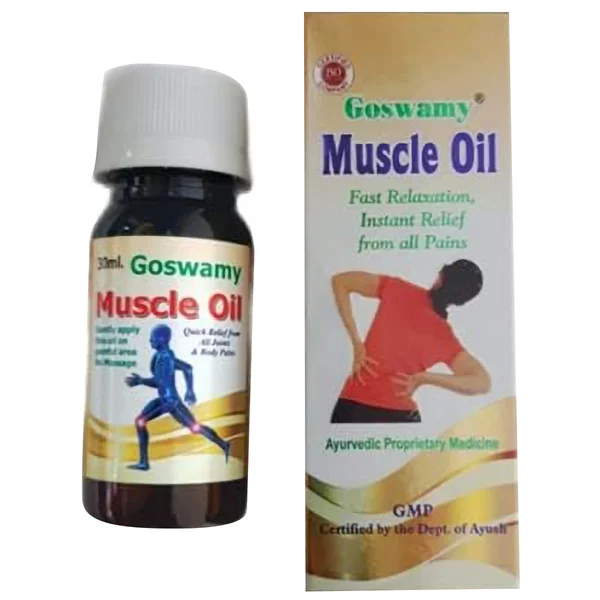 Goswamy Nilgiri Oilmuscle Oil, 30 ml, Pack of 1