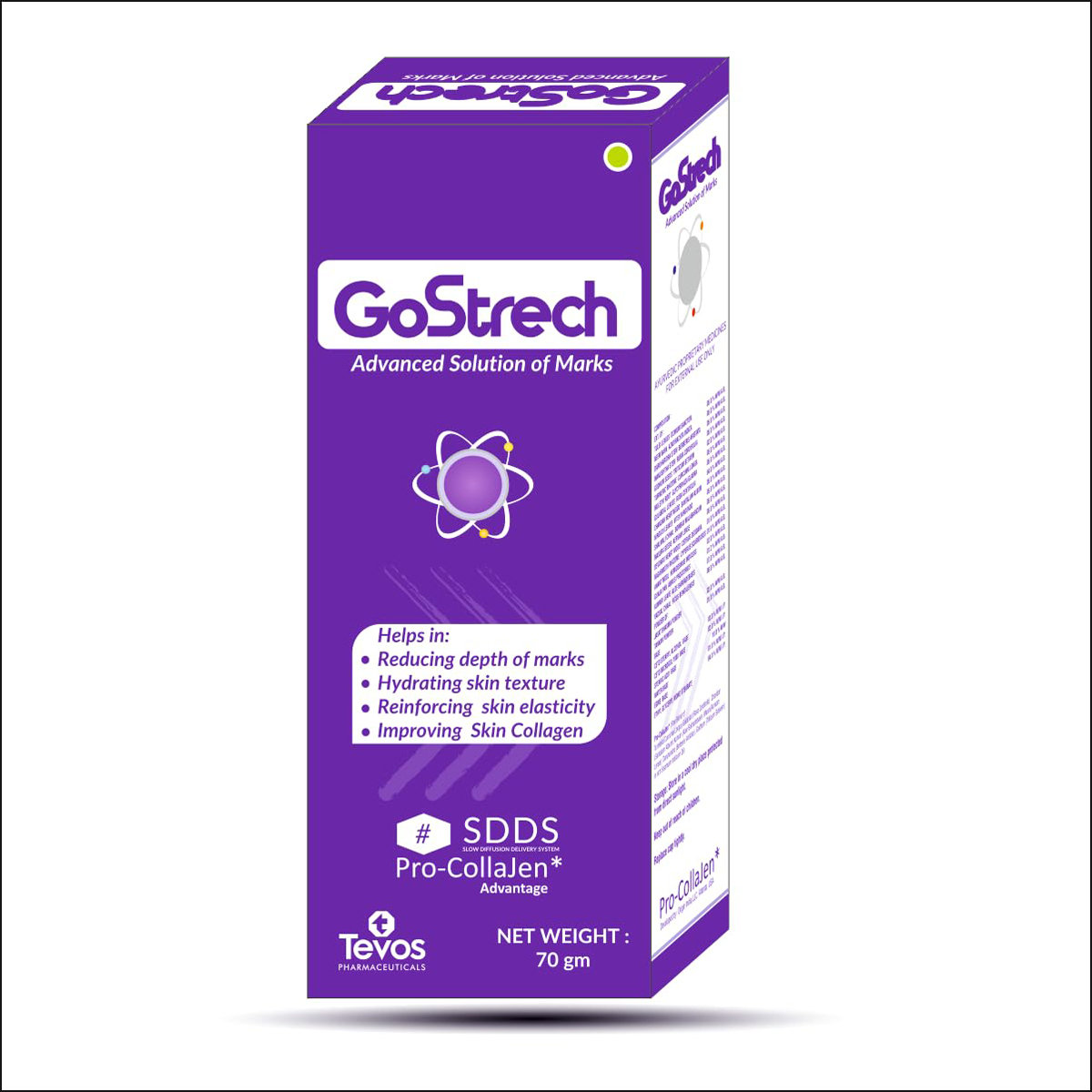 Gostrech Advanced Solution Of Marks Cream 70 gm | Reduces Marks | Improves Skin Elasticity & Skin Collagen, Pack of 1 Gostrech Advanced Solution Of Marks Cream 70 gm | Reduces Marks | Improves Skin Elasticity & Skin Collagen, Pack of 1