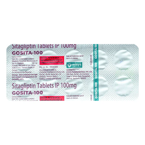 Gosita-100 Tablet 10's, Pack of 10 TabletS