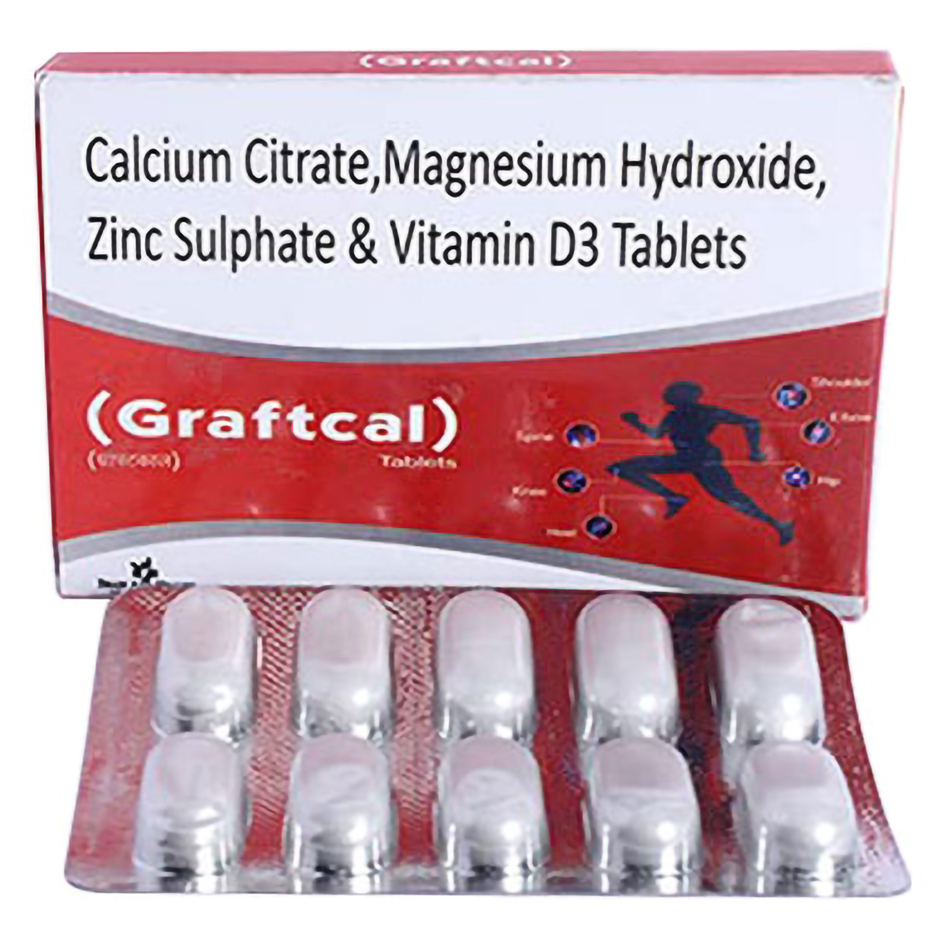 Graftcal Tablet 10's, Pack of 10 TabletS Graftcal Tablet 10's, Pack of 10 TabletS