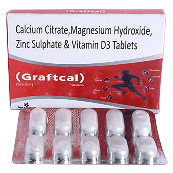 Graftcal Tablet 10's, Pack of 10 TabletS