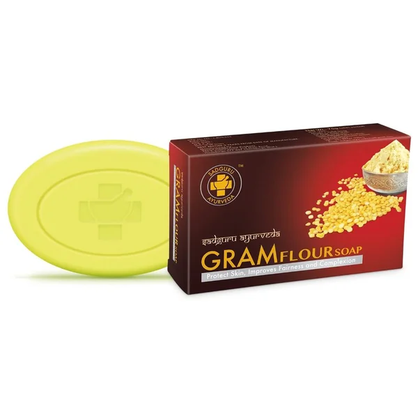 Sadguru Ayurveda Gram Flour Soap, 75 gm (Pack of 4)