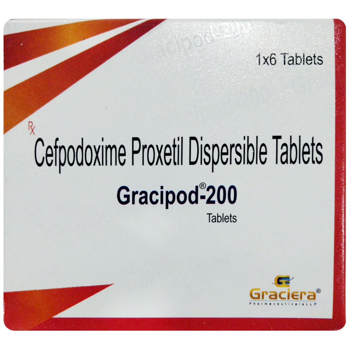 Gracipod-200 Tablet 6's, Pack of 6 TabletS Gracipod-200 Tablet 6's, Pack of 6 TabletS