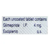 Gride 4 mg Tablet 10's, Pack of 10 TabletS