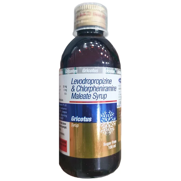 Gricotus Sugar Free Syrup 100 ml