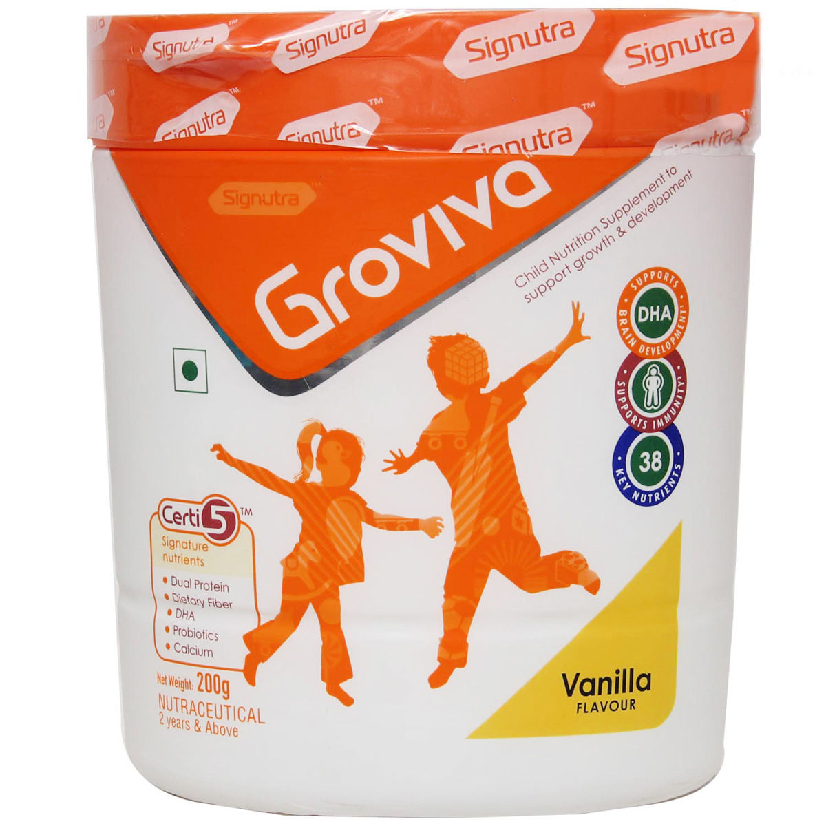Buy Groviva Vanilla Powder 200 gm Online