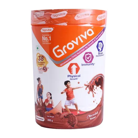 Groviva Chocolate Powder 400 gm