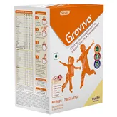Groviva Child Nutrition Vanilla Flavour Powder, 750 gm (2 x 375 gm), Pack of 1