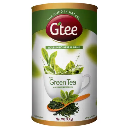 Gtee Pure Green Tea Leaves, 100 gm