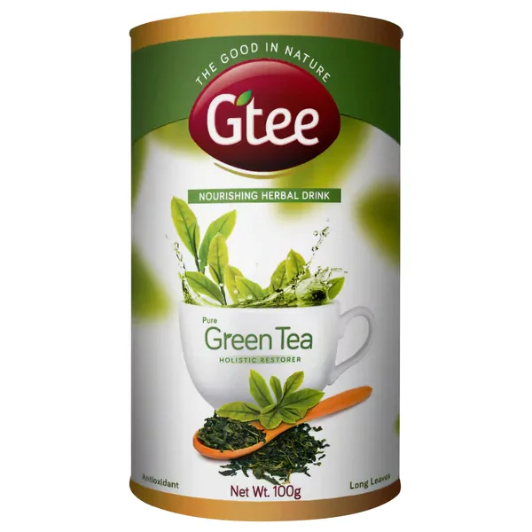 Gtee Pure Green Tea Leaves, 100 gm, Pack of 1