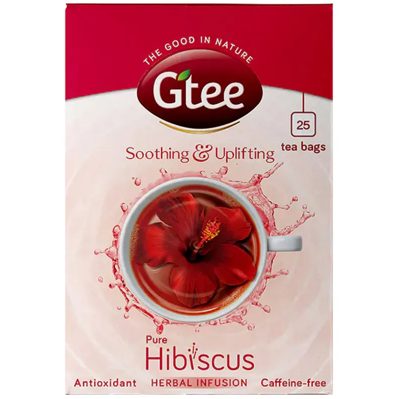 Buy Gtee Pure Hibiscus Tea Bags, 25 Count | 19 Minutes Delivery ...