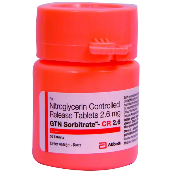 GTN Sorbitrate-CR 2.6 Tablet 30's
