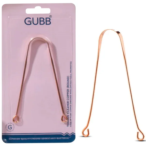 Gubb Tongue Cleaner Copper (Round), 1 Count, Pack of 1