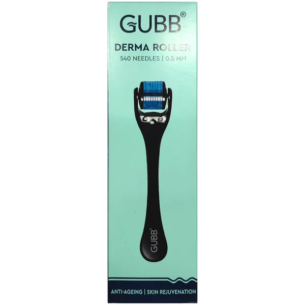 Gubb Derma Roller 540 Needles 0.5mm Blue, Pack of 1