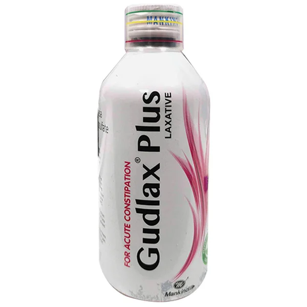 Gudlax Plus Sugar Free Peppermint Flavour Laxative 200 ml, Pack of 1 Oral Suspension