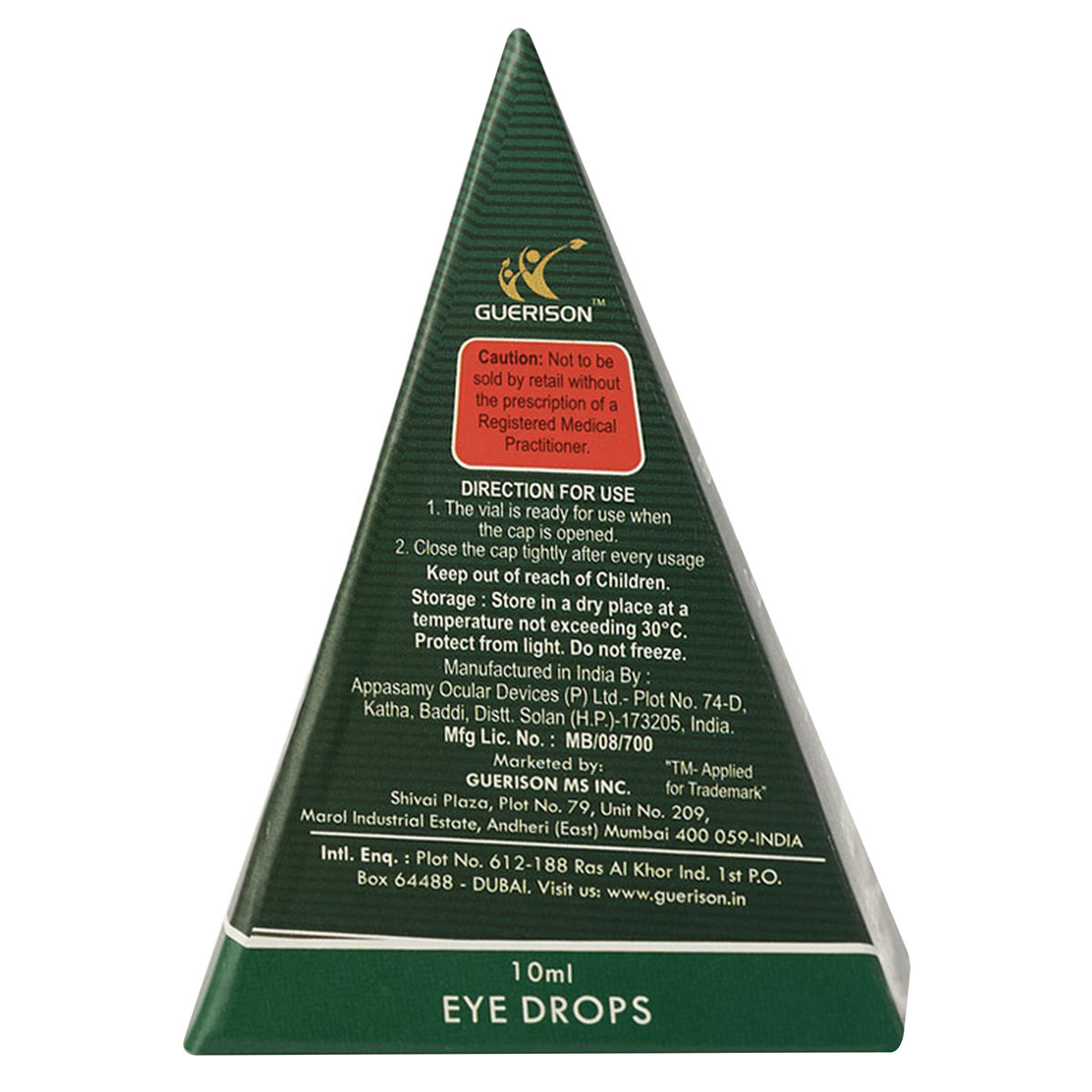 Guerifresh 0.5% Eye Drops 10 ml, Pack of 1 EYE DROPS Guerifresh 0.5% Eye Drops 10 ml, Pack of 1 EYE DROPS