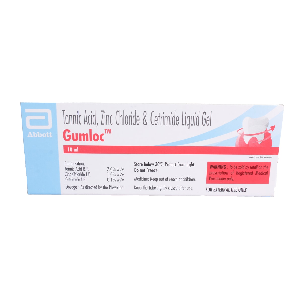 Gumloc Gel 10 ml, Pack of 1 Gumloc Gel 10 ml, Pack of 1