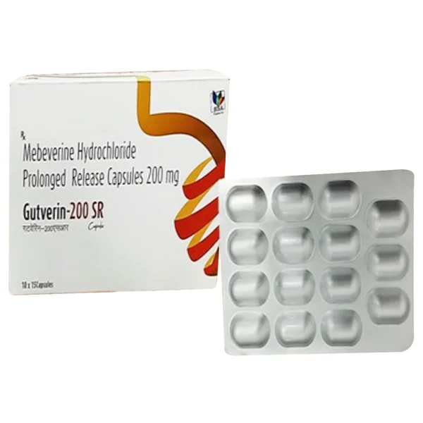 Gutverin-200 SR Capsule 15's
