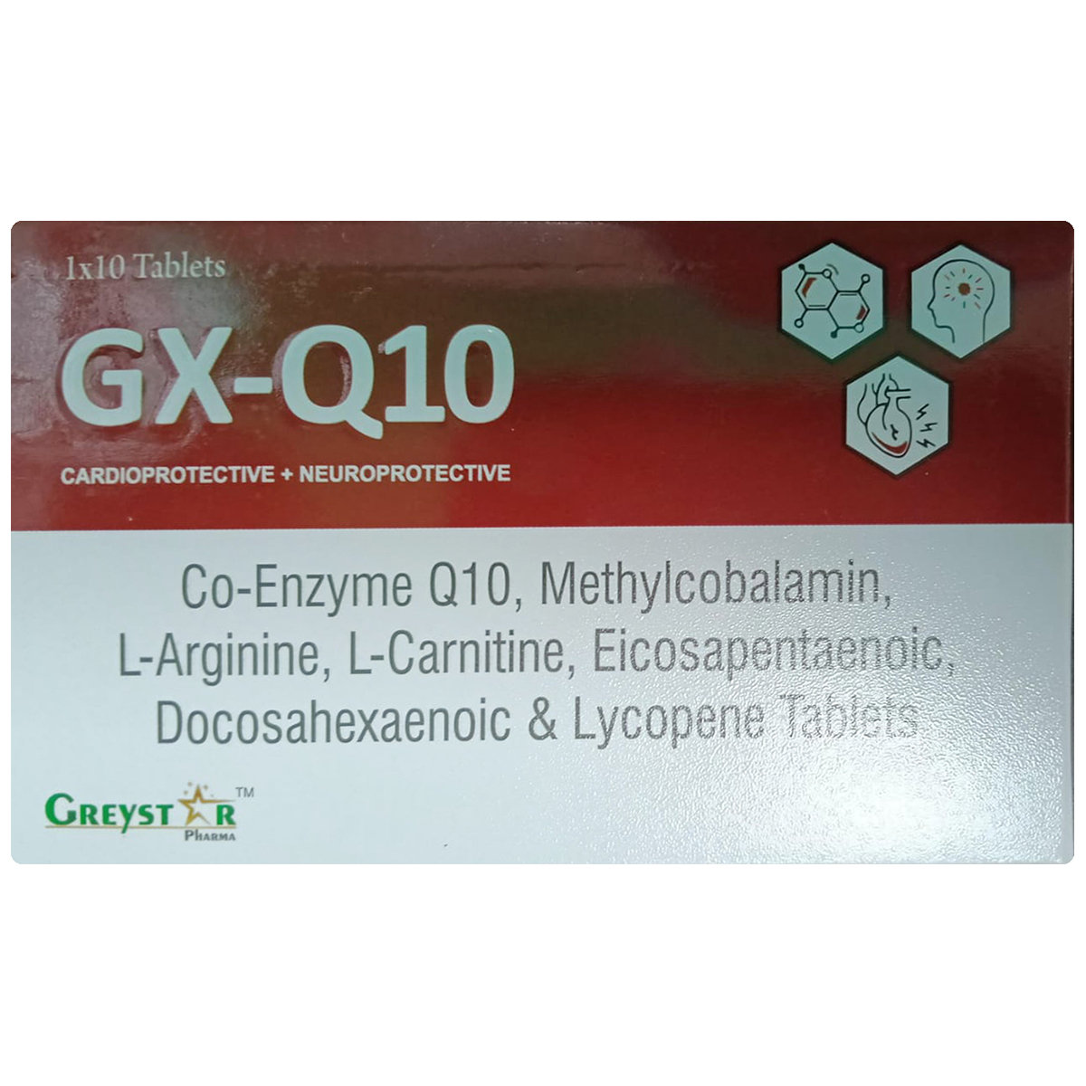 GX-Q10 Tablet 10's GX-Q10 Tablet 10's