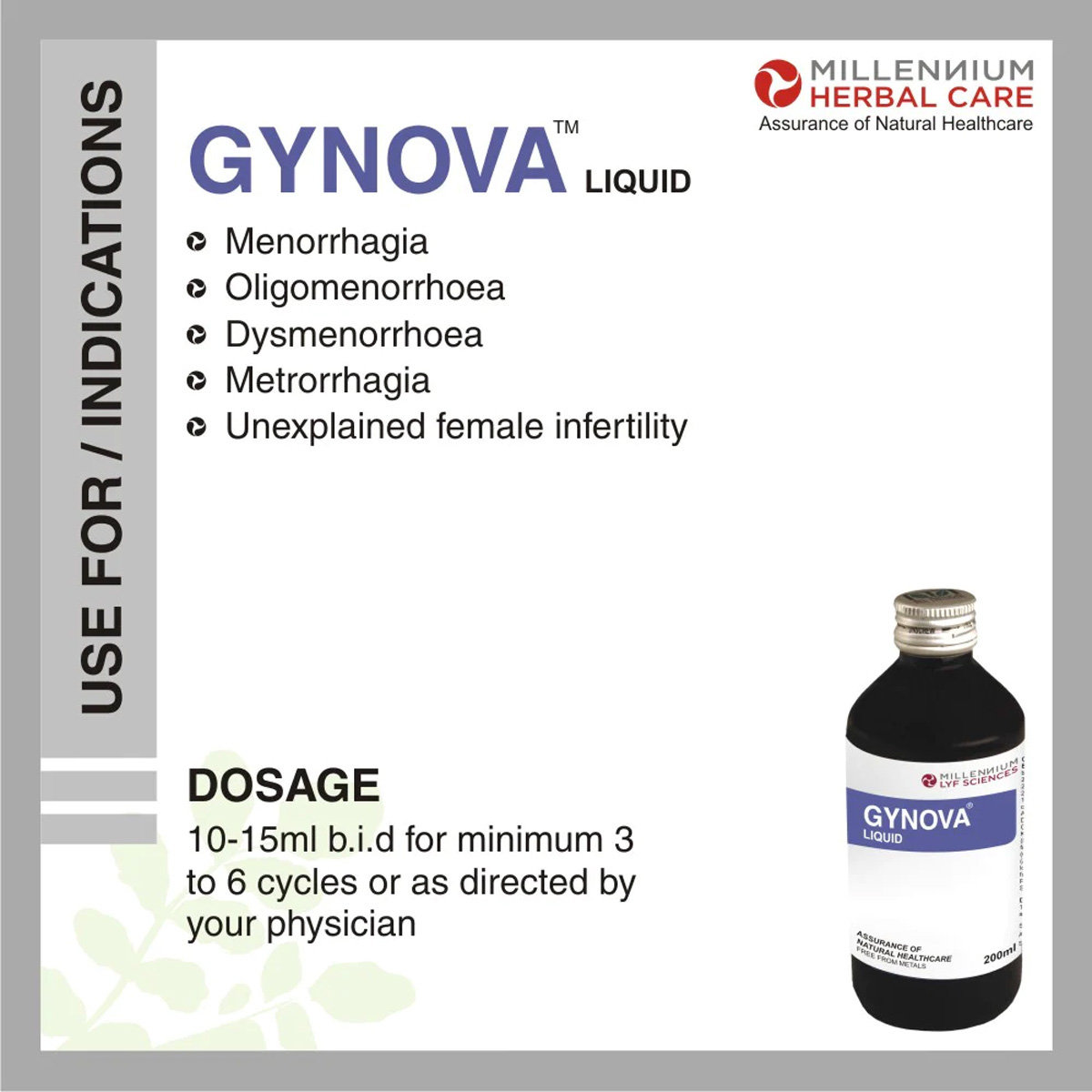 Gynova Syrup, 200 ml, Pack of 1 Gynova Syrup, 200 ml, Pack of 1