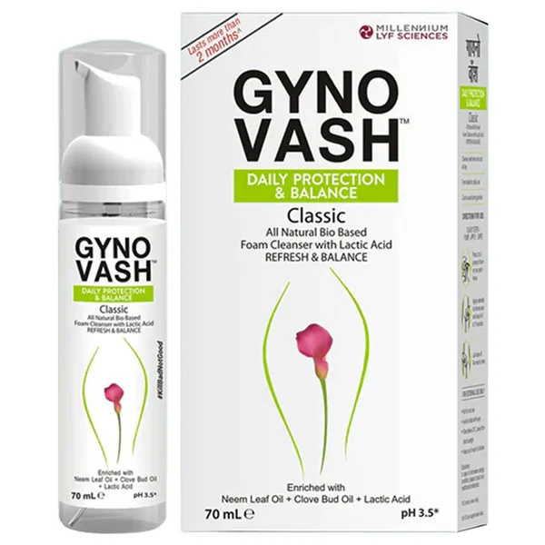 Gynovash Daily Protection &amp; Balance Ph3.5, 70 ml, Pack of 1