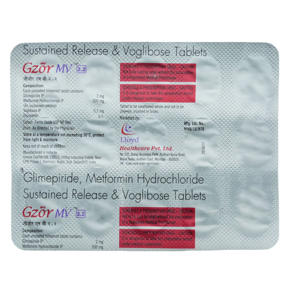 Gzor MV 2.2 Tablet | Uses, Side Effects, Price | Apollo Pharmacy